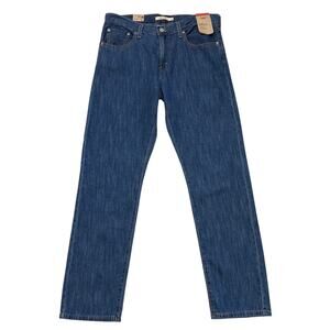 Levis Jeans Womens Size 29x30 Blue Middy Straight 100% Cotton Denim Casual
